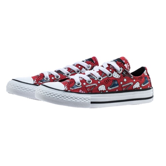 hello kitty red converse